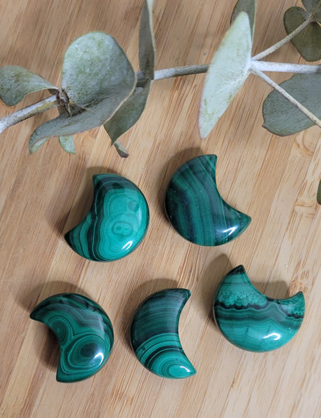 Malachite mini moon