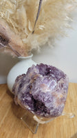 Pink & Purple Amethyst cluster