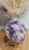 Pink & Purple Amethyst cluster