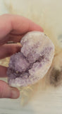 Amethyst flower agate cluster