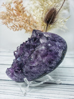 Amethyst Cluster Heart